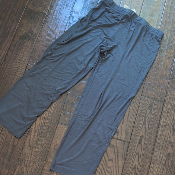 BOODY I NWT Storm Blue-Grey Drawstring Goodnight Sleep Lounge Pajama Pants, L - Picture 5 of 16